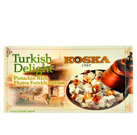 Koska Extra Rich Pistachio Turkish Delight 500g Koska Rich Pistachio Turkish Delight Extra 500g