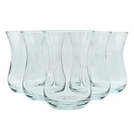 Lav Ajda 6 Turkish Tea Glasses Lav Alya 6 Tea Glasses