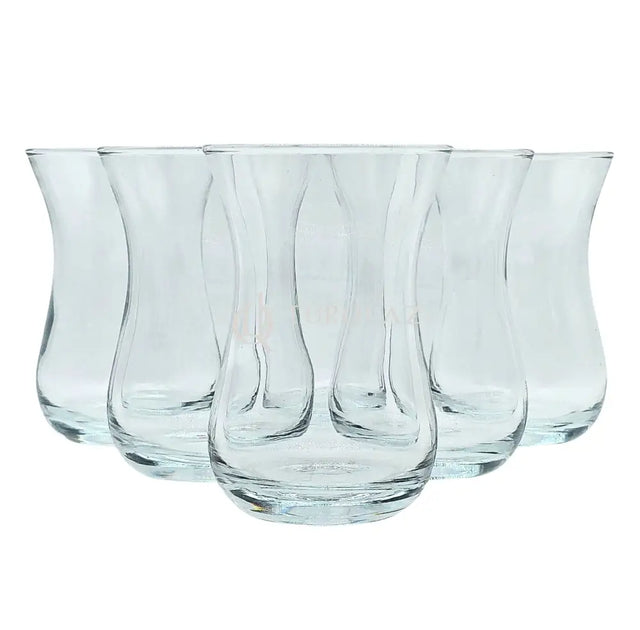 Lav Ajda 6 Turkish Tea Glasses Lav Alya 6 Tea Glasses