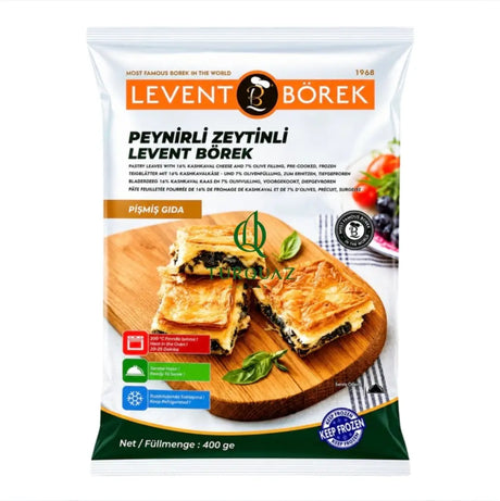 Levent Borek Olives and Cheese 400g - Levent Borek Olives with Cheese 400g