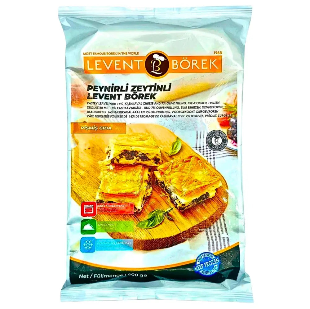 Levent Borek Olives and Cheese 400g Levent Borek Olives with Cheese 400g