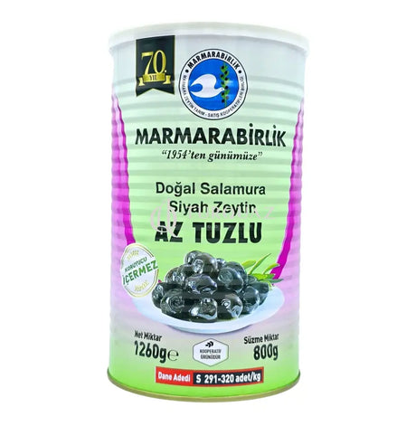 Marmarabirlik Less Salt Tin 800g MarmaraBirlik Less Salt