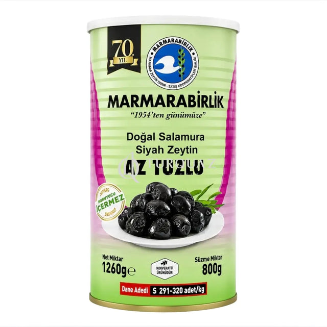 Marmarabirlik Less Salt Tin 800g - MarmaraBirlik Less Salt