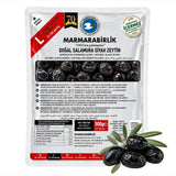 Marmarabirlik Salamura Black Olives Hiper Large 500g - Salamura Black Olives Hiper