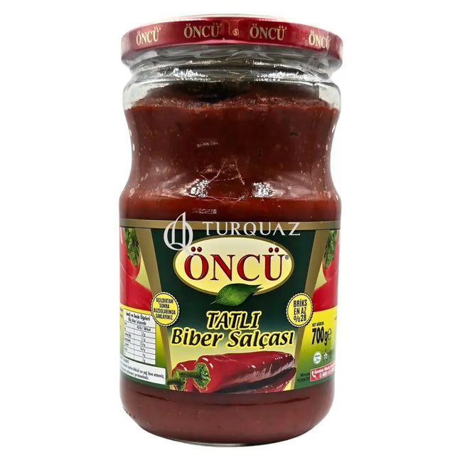 Oncu Sweet Pepper Paste 700g turkish oncu sweet tomato paste