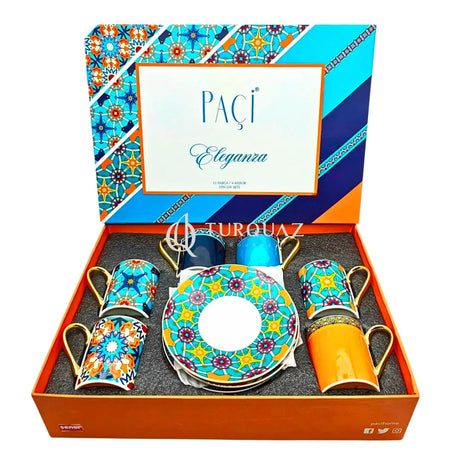 Paci Eleganza 6pcs Coffee Cup Set Paci Eleganza 6 Piece Coffee Cup Set
