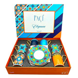Paci Eleganza 6pcs Coffee Cup Set Paci Eleganza 6 Piece Coffee Cup Set