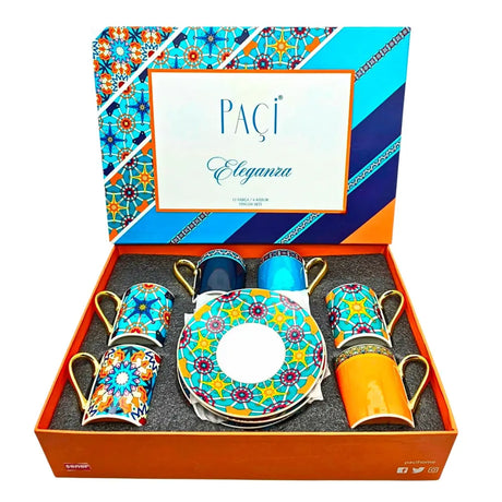 Paci Eleganza 6pcs Coffee Cup Set Paci Eleganza 6 Piece Coffee Cup Set