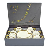 Paci Lily Whirling Dervish Gilded Turkish Coffee Cup 6pcs Paci Whirling Dervish 6-Piece Gilded Coffee Cup