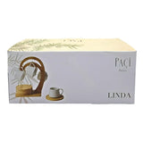 Paci Linda Bamboo Porcelain Hanging Turkish Coffee Cup 6pcs Paci Linda Bamboo Porcelain Hanging Coffee Cup