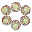 Paci Royal Charme Red 6 Pcs Coffee Cup Set Paci Authentic 6 Piece Coffee Cup Set