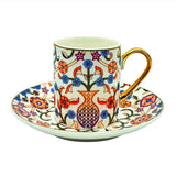 Paci Royal Charme Red 6 Pcs Coffee Cup Set Paci Authentic 6 Piece Coffee Cup Set