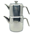Paci Silindir Metal Handle 304 Stainless Steel Turkish Teapot Paic cylinder Mtl.handled 304 Steel Teapot