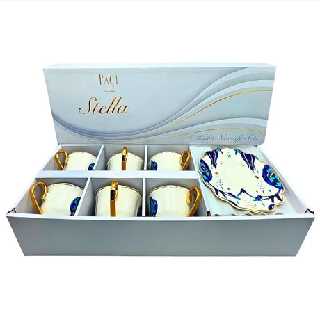Paci Stella 6 Piece Coffee Cup Set Paci Stella 6 Piece Coffee Cup Set