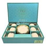 Paci Terra Porcelain Turkish Coffee Cup Set 6pcs Paci Bamboo Porcelain Coffee Cup Set