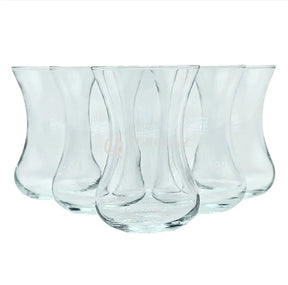 Pasabahce Vefa 6 Turkish Tea Glasses Pasabahce Vefa Tea Glass