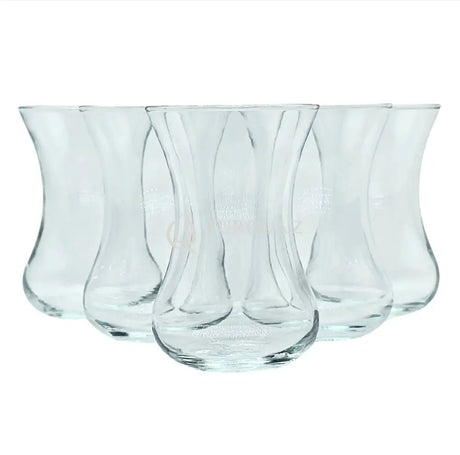 Pasabahce Vefa 6 Turkish Tea Glasses Pasabahce Vefa Tea Glass