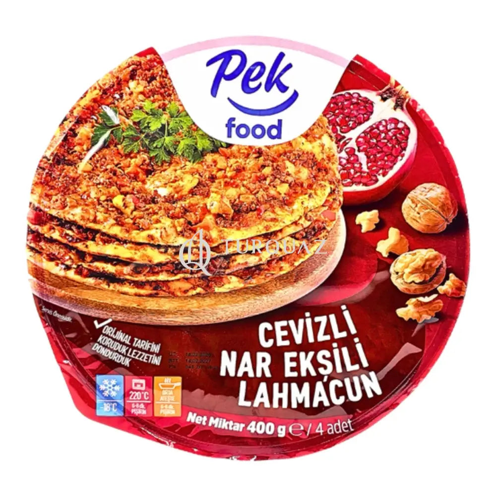 Pek Food Lahmacun Walnut Pomegranate Sauce 4x400g - Pek Food Lahmacun(Walnut Pomegranate Sauce) 4x400g