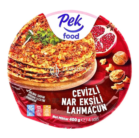 Pek Food Lahmacun Walnut Pomegranate Sauce 4x400g - Pek Food Lahmacun(Walnut Pomegranate Sauce) 4x400g