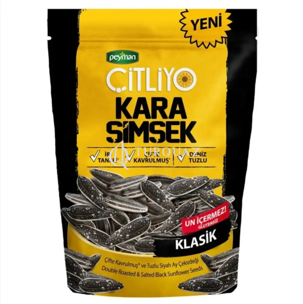 Peyman Kara Simsek Double Roasted & Salted 180g Salted Sunflower Seed