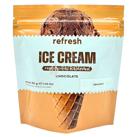 Refresh Freeze Dried Ice Cream Chocolate 30g Refresh Freeze Dried Ice Cream Chocolate 30g