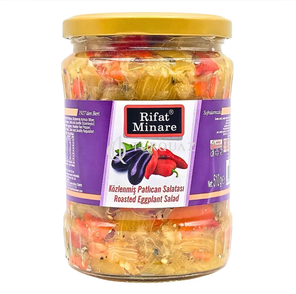 Rifat Minare Roasted Egplant Salad 510g - Rifat Minare Roasted Egplant Salad 580g