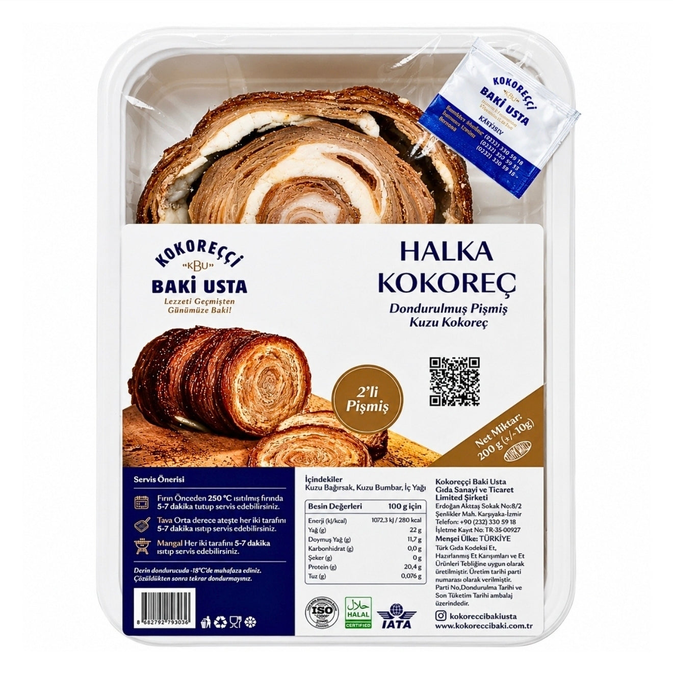 Baki Usta 2xSliced Lamb Kokarec 200g