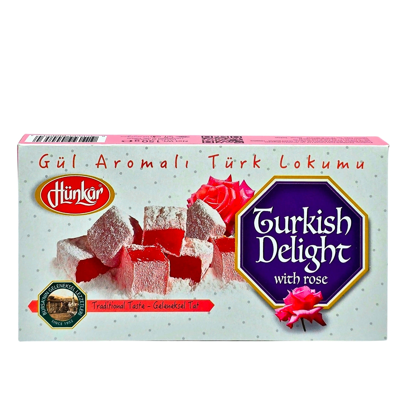 Hunkar Turkish Delight Rose 150g