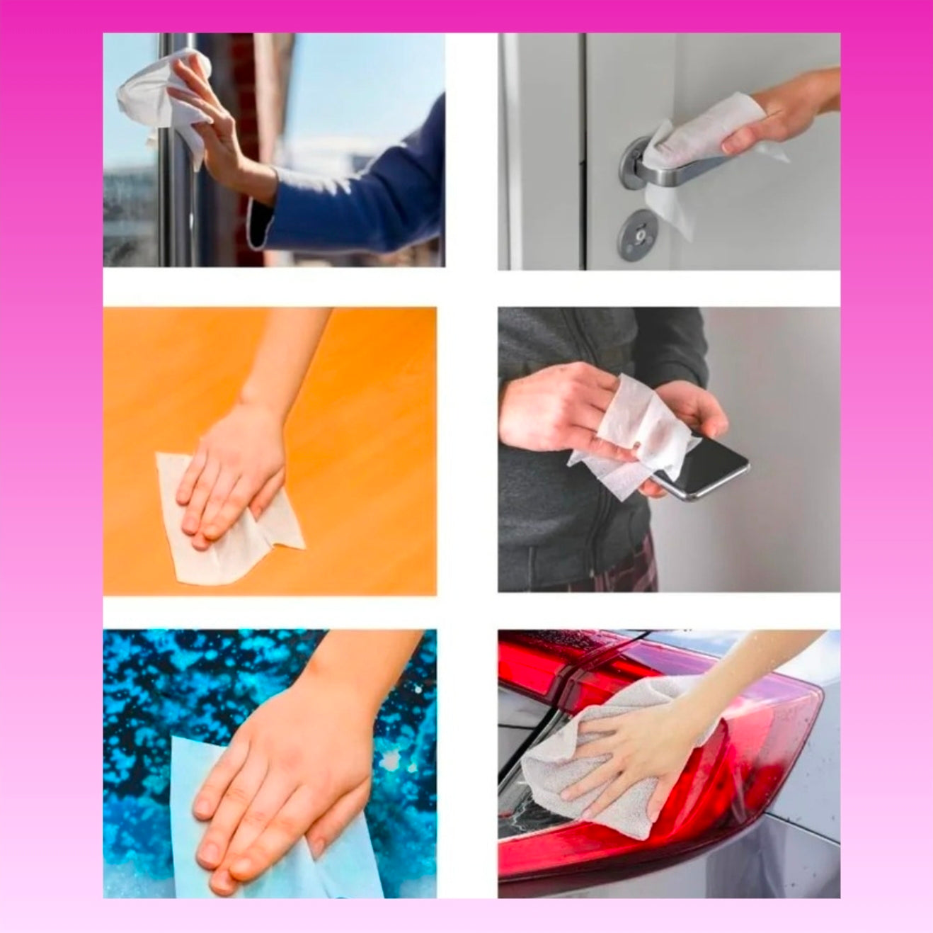 Sleepy Lilium Bouquet,Easy Clean Multi-Surface Cleaning Wipes 100 Sheets