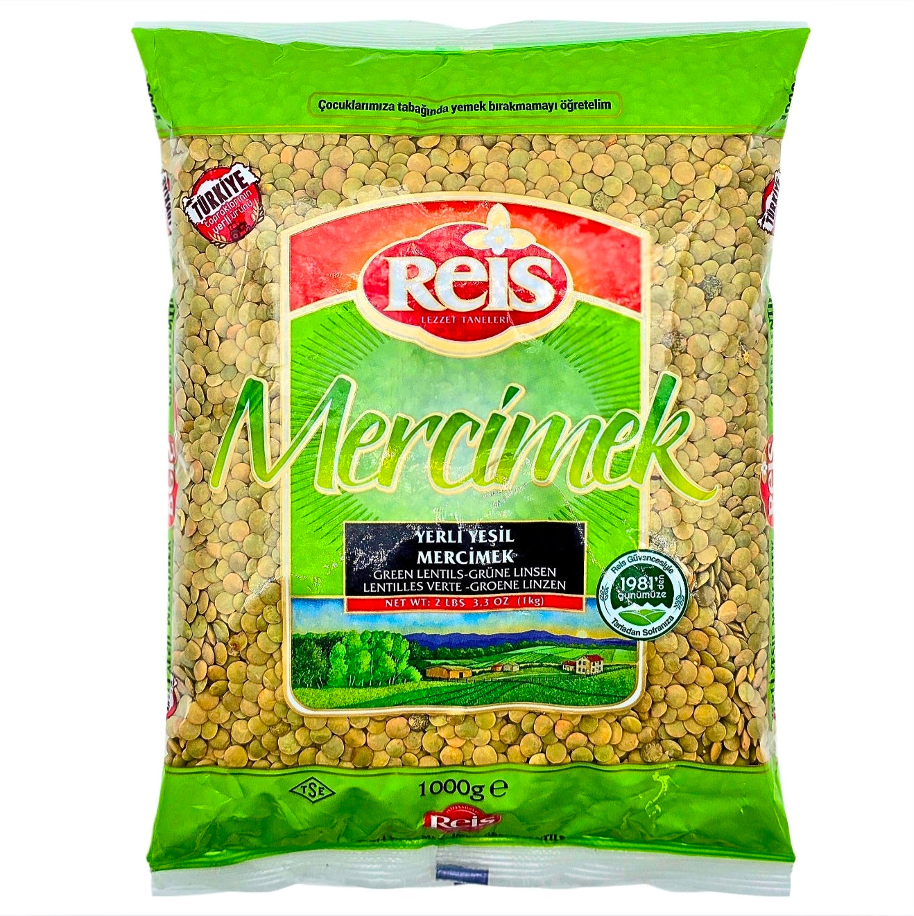 Reis Green Lentil 1000g