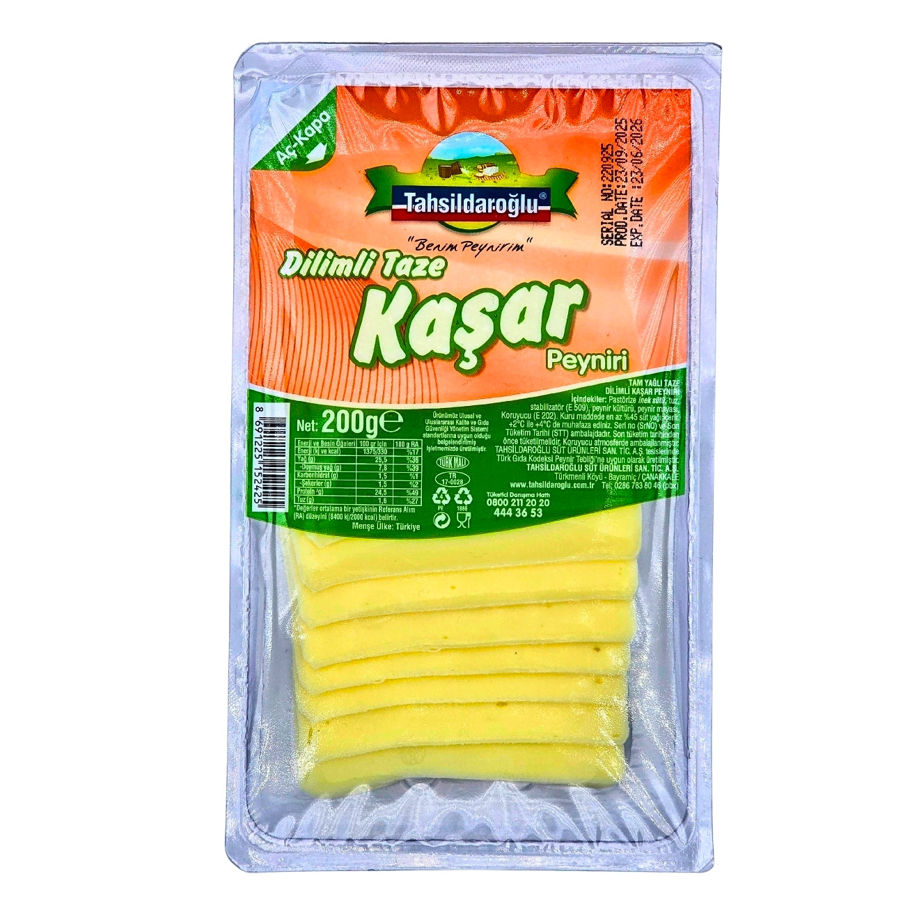 Tahsildaroglu Kashkaval Cheese 200g