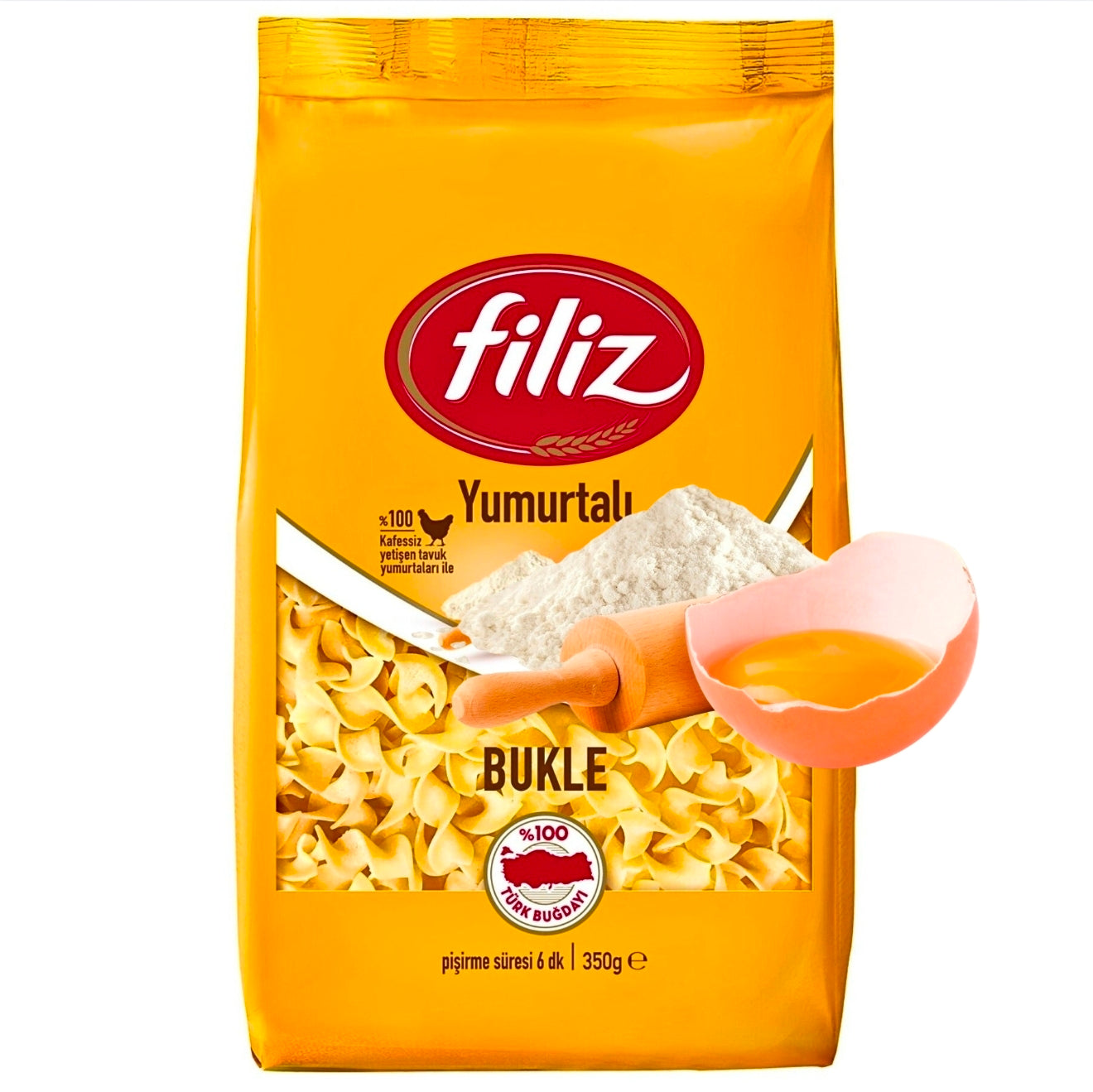 Filiz Bukle Pasta with Egg 350g