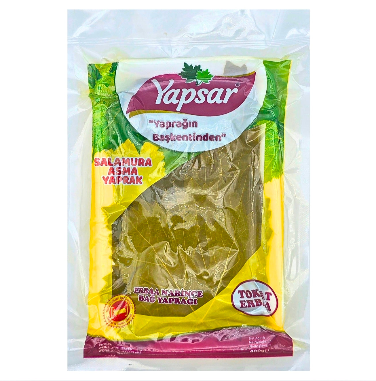 Yapsarsar Vine Leavs 400g ( Vacuum pack )