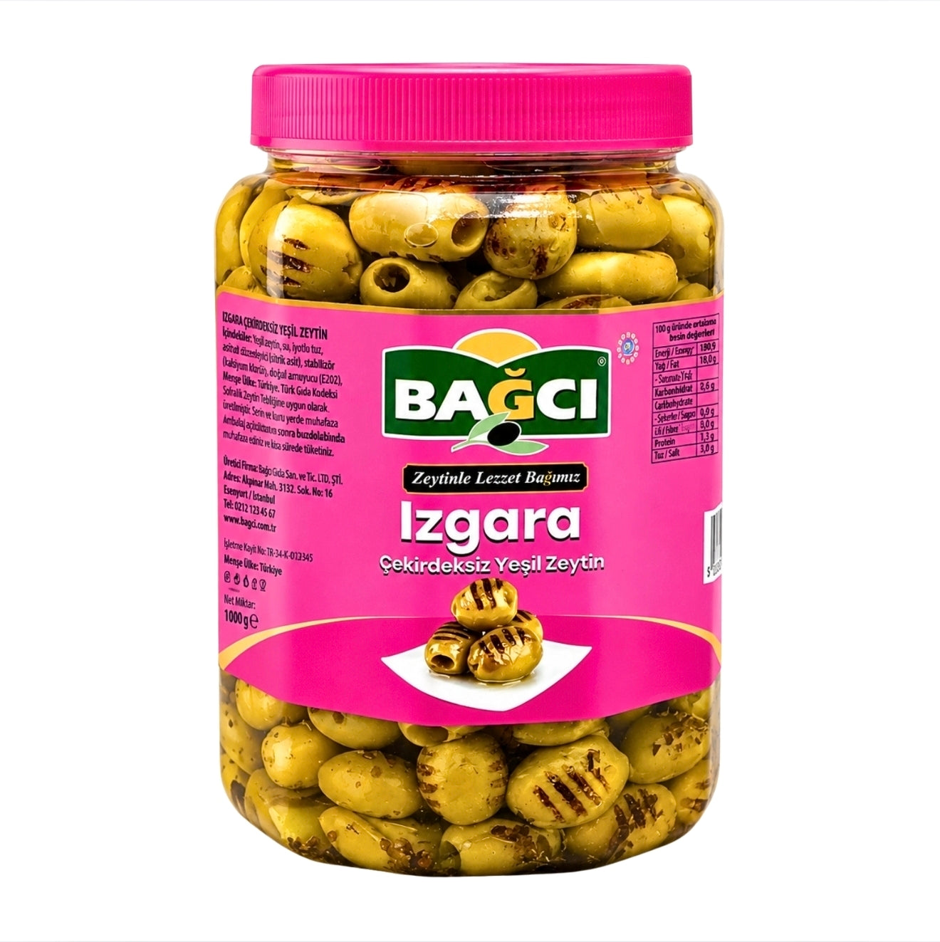 Bagci Grilled Green Olives 700g