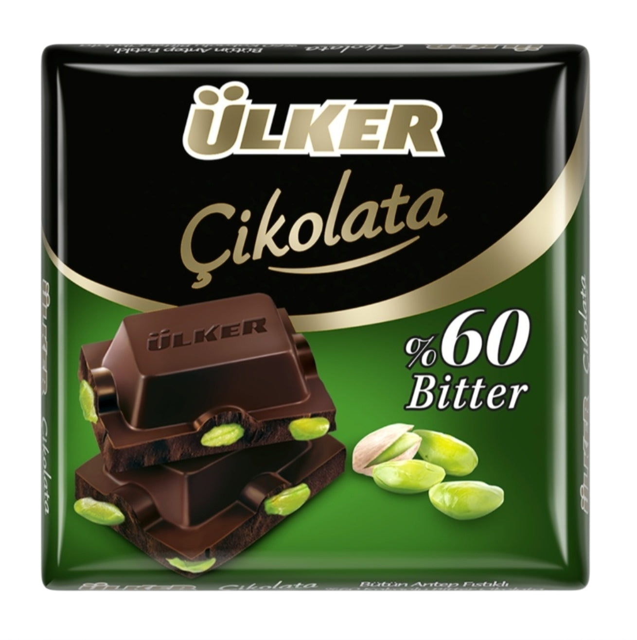 Ulker Chocolate 60% Bitter Pistachio 60g