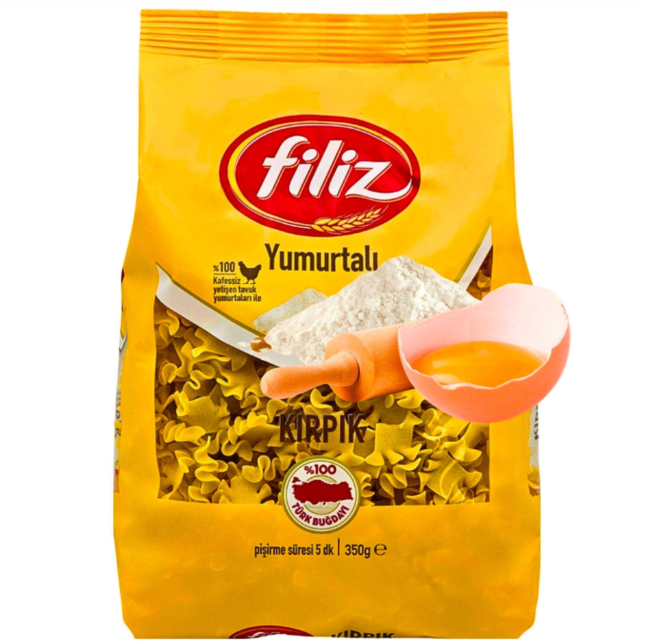 Filiz Kirpik Pasta Curl with Egg 350g