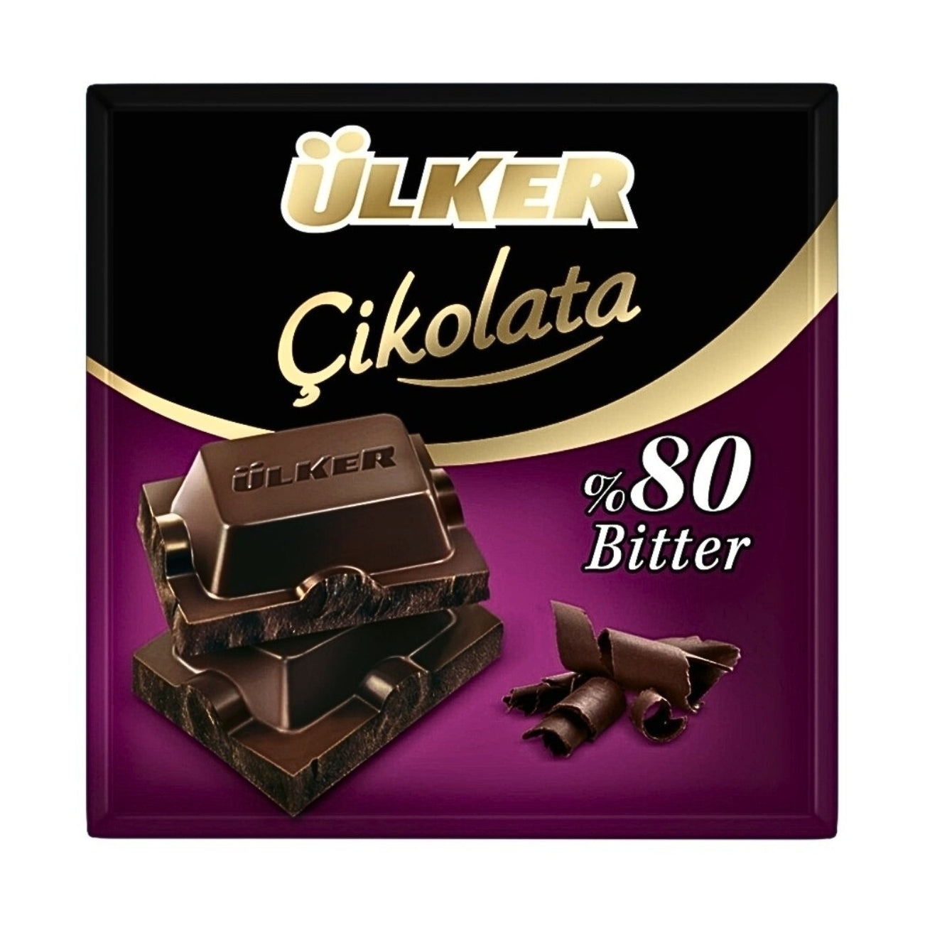 Ulker Chocolate 80% Bitter 60g