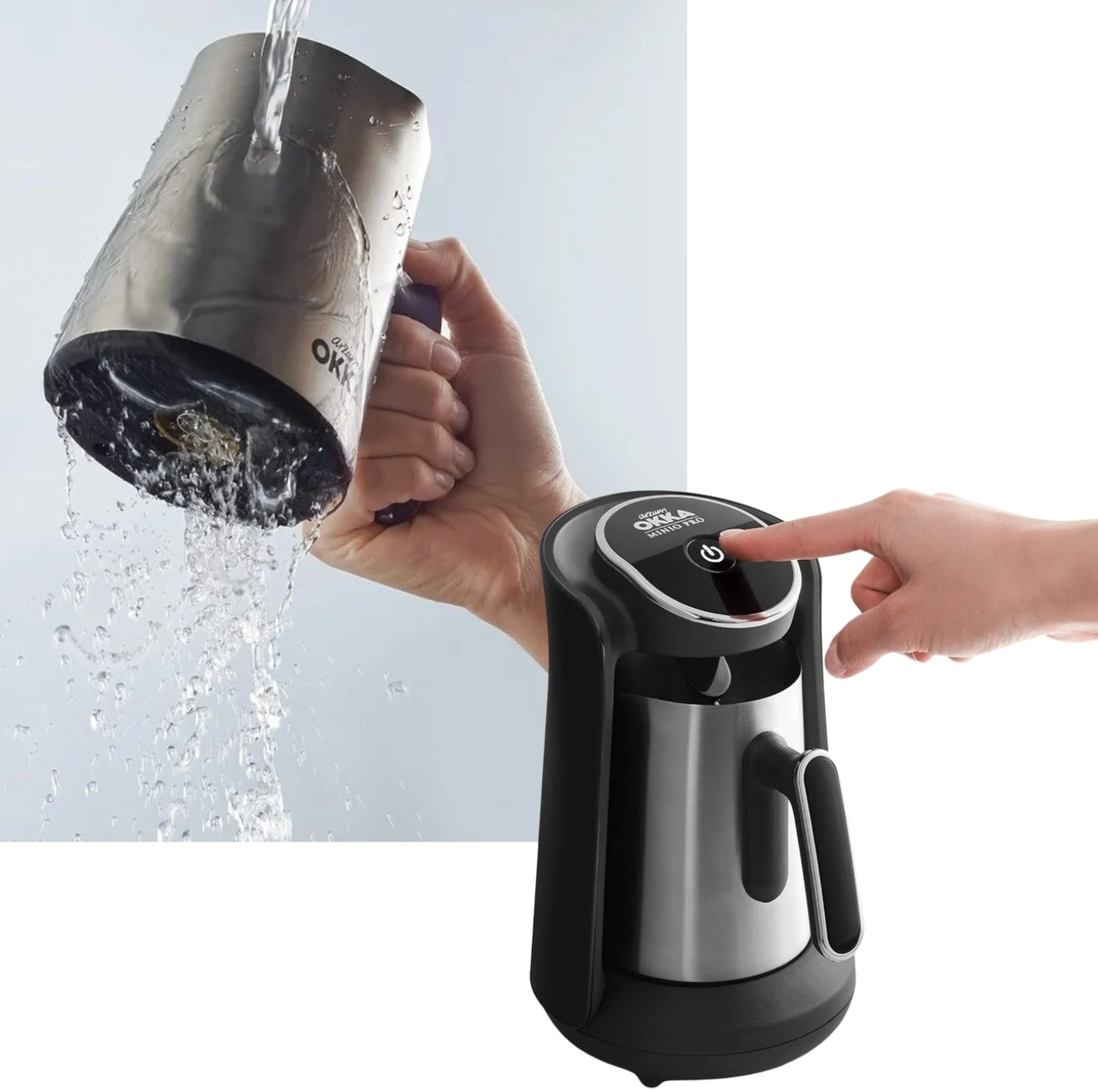 Arzum Okka Chrome Turkish Coffee Machine