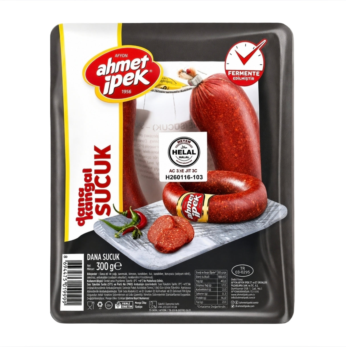 Ahmet Ipek Sucuk Kangal 300g