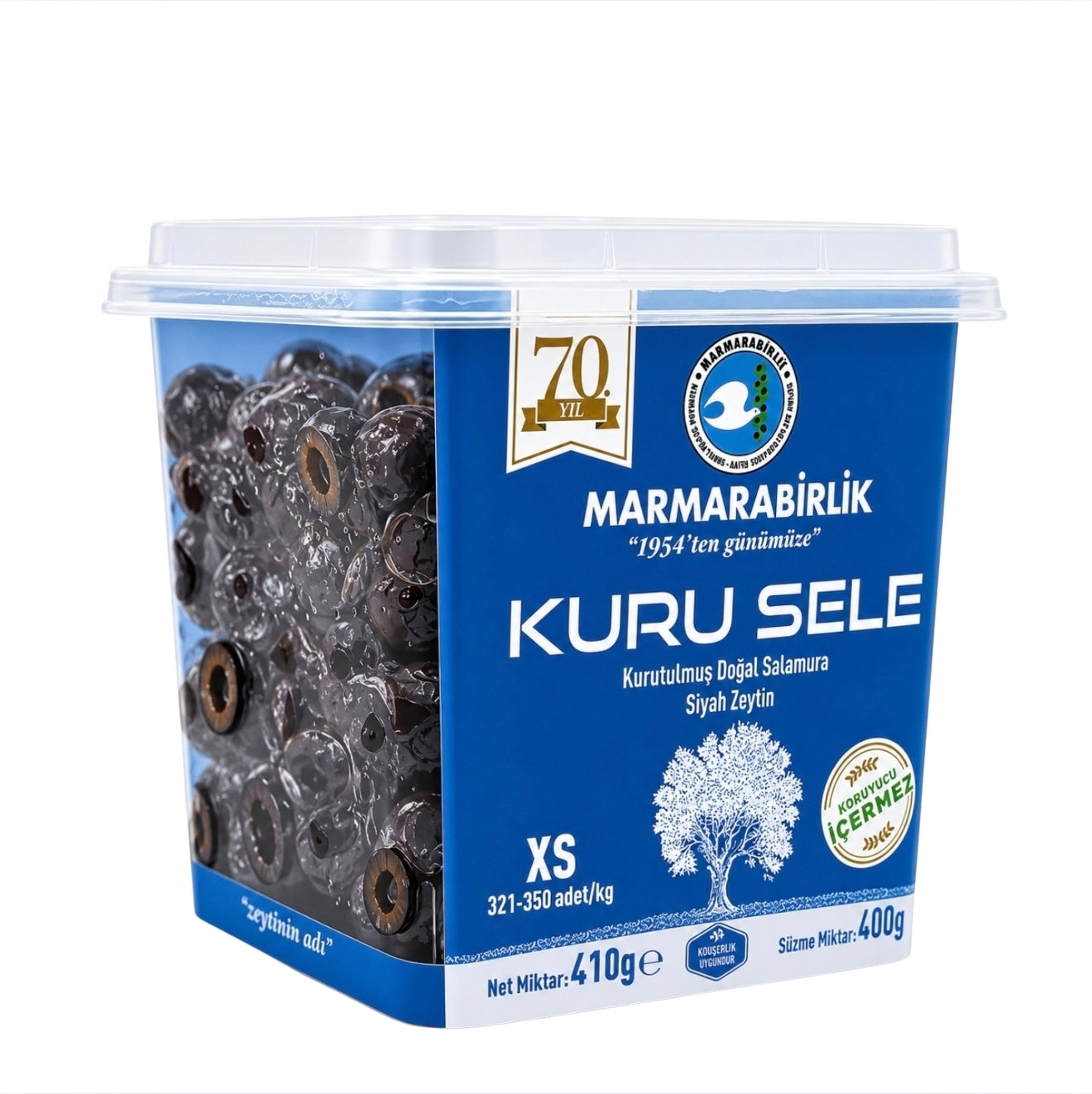 Marmarabirlik Kuru Sele Black Olives 400g