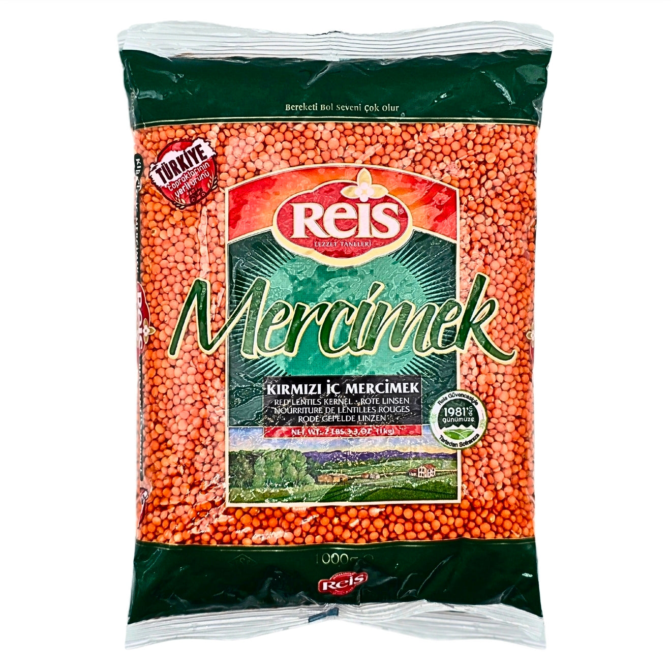 Reis Red Lentil 1000g