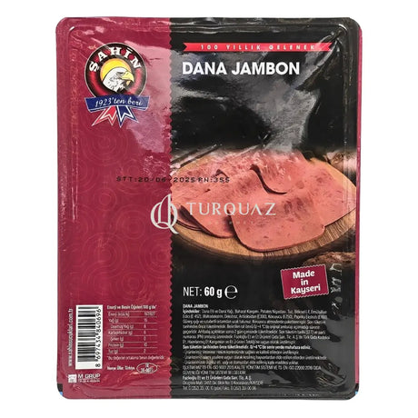 Sahin Sliced Beef Ham 60g Sliced Beef