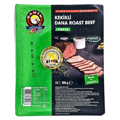 Sahin Sliced Roasted Beef with Thyme 100g Sliced Roasted Beef with Thyme