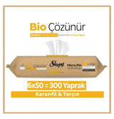 Sleepy 3XL X 50pcsBio Degradable White Vinegar Clove & Cinnamon Surface Cleaning Towels Sleepy 3XL / 50pcsBio