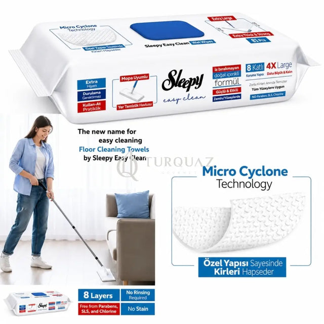 Sleepy 4XL X 50pcs BLEACH ADDITIVE Mop Compatible Floor Cleaning Towels - Cleaning Towel