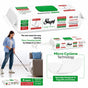 Sleepy 4XL X 50pcs WHITE SOAP ADDITIVE Mop Compatible Floor Cleaning Towels - Floor Cleaning