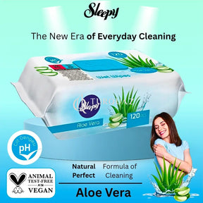 Sleepy Aloe Vera 120 Wet Wipes Sleepy Aloe Vera 120 Wet Wipes