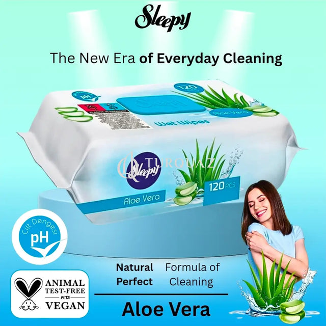 Sleepy Aloe Vera 120 Wet Wipes Sleepy Aloe Vera 120 Wet Wipes