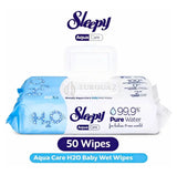 Sleepy Aqua Care Baby 120 Wet Wipes Sleepy Aqua Care Baby 120 Wet Wipes