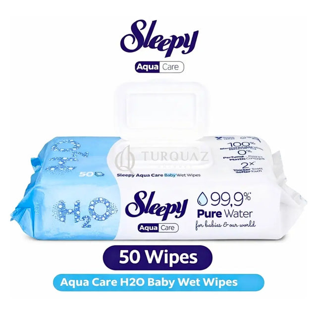Sleepy Aqua Care Baby 120 Wet Wipes Sleepy Aqua Care Baby 120 Wet Wipes